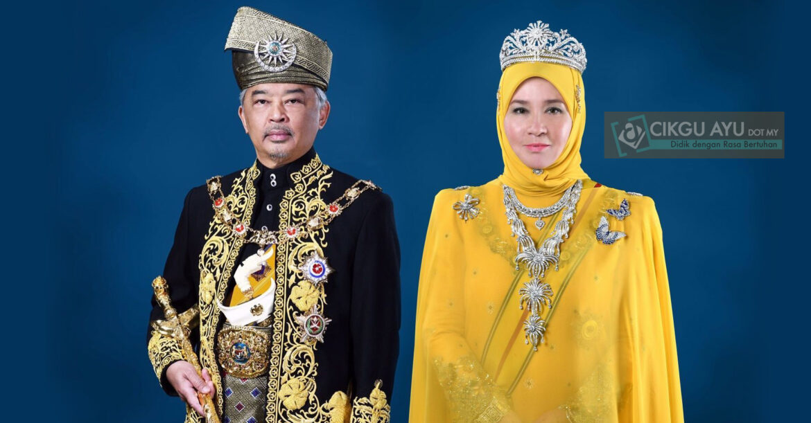 Gambar Yang Di-Pertuan Agong XVI dan Raja Permaisuri Agong