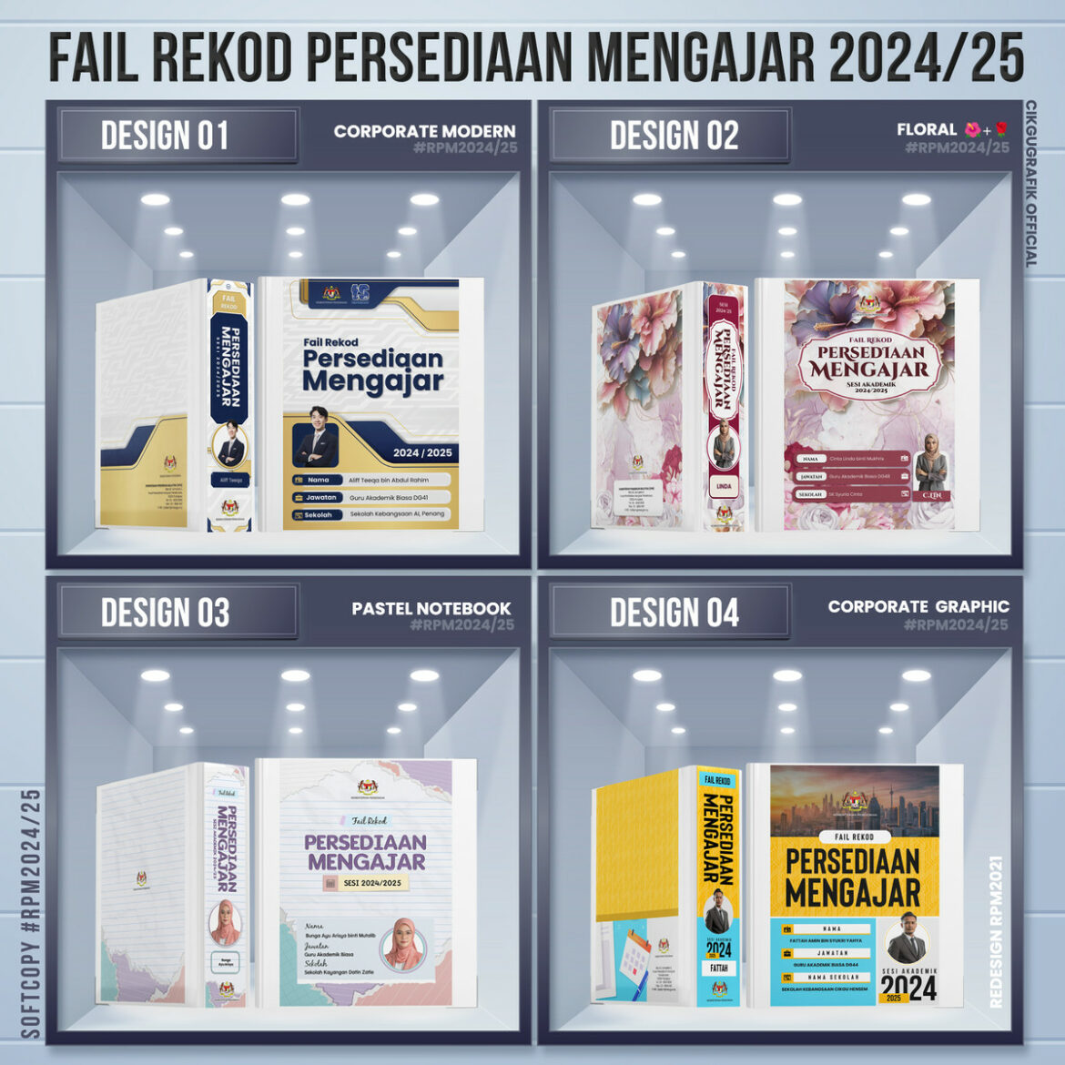 Bahan Fail Rekod Persediaan Mengajar 2024/2025 | Cikgu Ayu Dot My